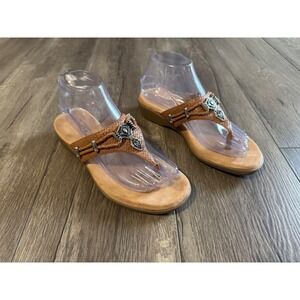 Cliffs by White Mountain Bailee Sandals Thongs Flip Flops Size‎ 7